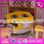 New arrival luxurious and colorful wooden large dollhouse for kids W06A221