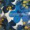 2017 Best quality microfiber brused fabric flower print style