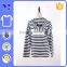 Manufacturer Customized Sheer Cotton Lady Stripe Cheap Fleece Hoodies