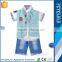 jeans suit wholesale and jeans cloth denim kids pant suit