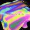 Popular iridescent reflective footwear material