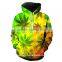unisex 3D paint block sweatshirts/wodg plus size 3d printed hoodies/ fashioable Christmasr jacket