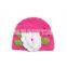 2015 hot sale baby winter warmer hat with flower shape