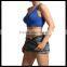 Plain Seamless Cropped TANK TOP Yoga Gym Active Sports Bra navy color