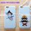 High quality customize silk print silicone rubber phone case for phone protect