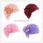 Women's Beanie Hat Autumn Winter Flower Head Cap Muslim Indian Hat