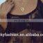 2016 BAIYIMO Women's OEM service hot sexy transparent style with lace fabric suspender skirt