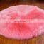 Round and thick long hair sheepskin fur rug