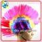 factory price football fan wig/hair colorful sports football fans party wig