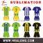 2015 thailand original sublimation soccer uniform, quick dry sublimated soccer jersey for man