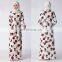 New arabic latest design muslim women clothes maxi dress kaftan kimono scarf hijab abaya