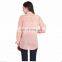 Pink Col Cotton Hand Block Print Women's Top Tunic Shirt Soft Cotton Dress Kurti