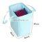 Empty stand durable Collapsible clothes home storage printed design style oxford folding laundry basket hampers for bathroom