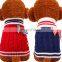 Clothes Pet small dog cat puppy college knit woolen sweater bowknot