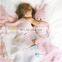 Cartoon Unicorn Knitted Baby Blanket Organic Cotton Throw Blanket