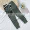 Newest Design Baby Girl Trousers Rib Cotton Pants Plain Color Baby Girls Legging