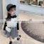 Children's clothing ins2020 autumn girl houndstooth long-sleeved skirt + vest girl baby dress