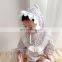 Infant and young girl Korean version of small baby floral lotus leaf princess wind bag fart clothes newborn triangle climbing