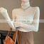 TWOTWINSTYLE Sweater For Women Long Sleeve Slim Turtleneck Knitting  Female 2020 Autumn New Clothing