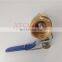 low price brass spring close ball valve DN25 1inch