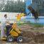Mini digger with Lawn Mower