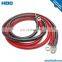CCC Rubber Insulated Flexible 12 feet SAE J1127 SGT TYPE 2 60V SAE battery cable 1/0 2/0 4 8 12 14AWG soft copper silicon rubber