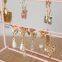 Decorative Earring Necklace Rack Golden Metal Jewelry Display Stand For Metal Rock