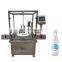 Automatic glass plastic liquid bottle filling capping machine for milk beverage