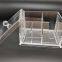 Cotton Pads Holder Makeup Organizer Cosmetics Makeup Cotton Swab Holder 4 Sections