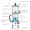 Borosilicate Glass Reaction Vessel Pharmaceutical Mixing 50Liter Double Layer Jacketed Glass Reactor