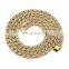 Miami Curb Bling Bling Charm Bracelet Rhinestone Crystal Cuban Link Chain Choker Hip Hop Necklace Jewelry