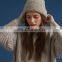 Women Winter Rib Knit Cashmere Wool Thick Kimono Cardigan