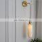 Decorative White Ceramics Wall Lamp E27 Long Arm Indoor Wall Lamp