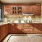 Cheap Modular Wooden Kitchen Cupboard South American Cherry Wood Kitchen Cabinets