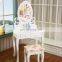 Factory direct HEART Dressing Table with Stool make up dresser table set