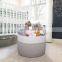 2021 New Arrival Rope Handle Organizers Cotton Woven Large Storage Basket Foldable