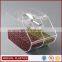 Retail Store Acrylic Grain Dispenser Clear Round Acrylic Food Dispenser With Divider