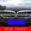For BMW New 5 Series G30 2018 Accessories ABS Front Grill Trim Decoration Sport Stripes Emblems 3D Stickers Car Styling
