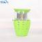 Glass Mug With Silicone Sleeve and Stainless Steel Tea Strainer Glass Tea Mug With Infuser
