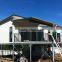 Beautiful prefab bungalow with light steel frame high zinc coating for antirust