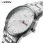 SINOBI Watch S9834G Sliver Classic Men Dual Calendar Window Handwatch Luxury Men Watch Private Label Watches