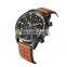 CURREN Fashion Matching Leather Strap Sports Casual Men's Watch