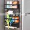 Multifunctional Kitchen storage Magnetic suction punch-free washing machine rack Refrigerator wall storage rack