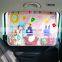 2021 New Car Window Sunshade Cute Cartoon Side Window Sun Protector Adjustable Curtains With Storage Pocket For Baby