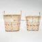 New Design Retro Bamboo Planter Baskets Decorative Woven Indoor Storage Basket Cheap wholesale Handwoven Made in Vietnam