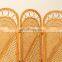 Hot Sale Vintage Rattan Screens and Room Dividers 3 panel cane partition foldable rattan room divider, Vietnam Manufacturer
