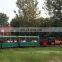 Kiddie funfair small steam track train ride live steam mini track trains locomotive for sale real