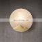 Art modern home decor luxury bedroom bedside alabaster round led wall lamp
