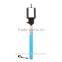 2015 hot sale products selfie stick with bluetooth shutter button monopod selfie stick
