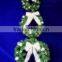 Wholesale 36 inch Shopping Mall Decorations Plastic Green Christmas Wreath 60 Inch